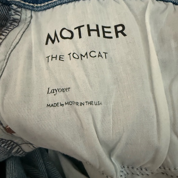 MOTHER Women's Straight Leg Blue Jeans - Tomcat Ankle Jean in Layover. Size: 32” - Picture 6 of 9